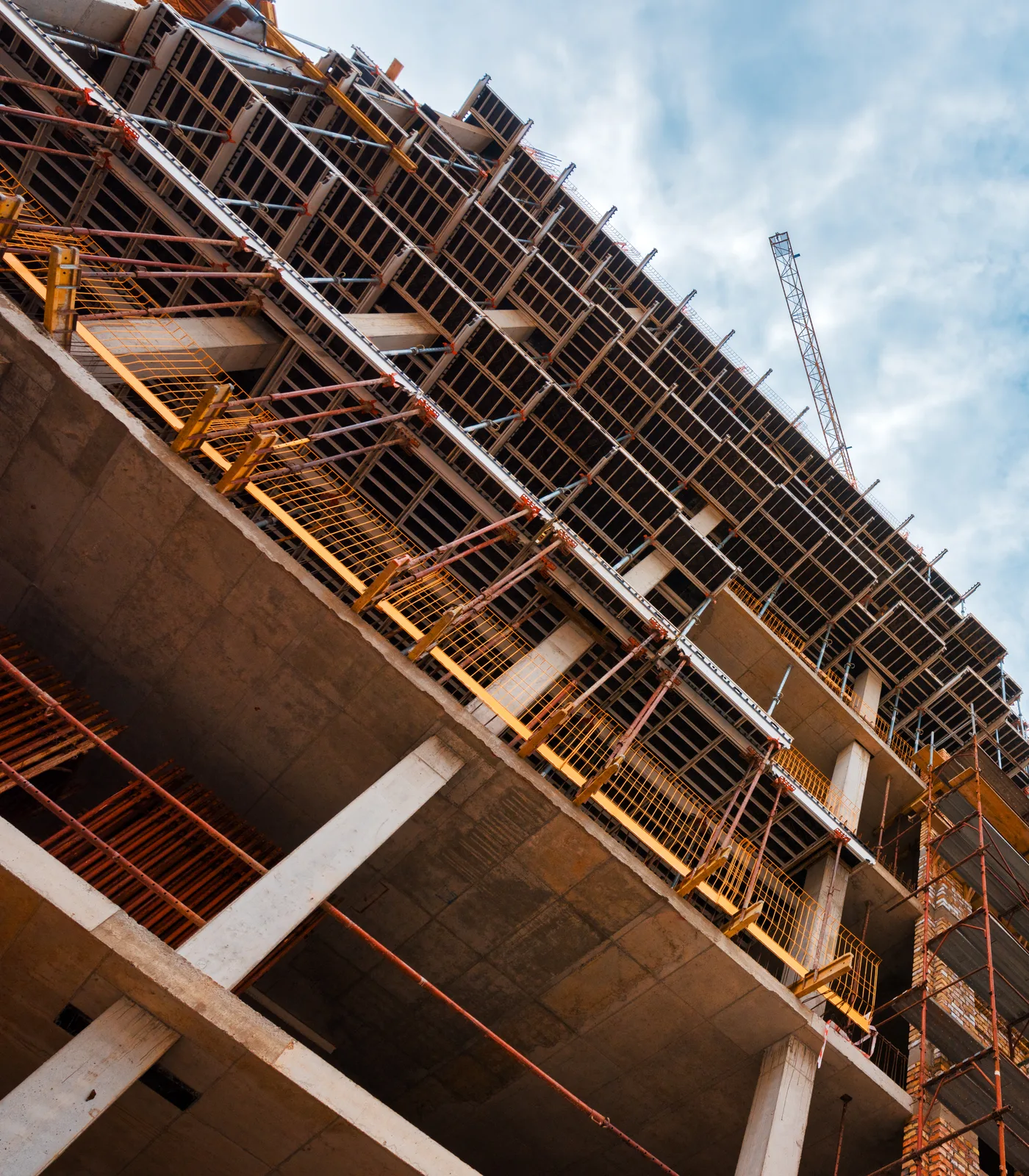 Estructura de obra en construcción
